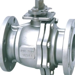 F602 Two-piece flange ball valve 2 