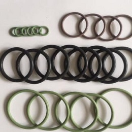 Solvent resistant fuel oil and high and low temperature resistant holoflurane rubber O-ring  30406045